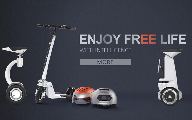 Esta feria realmente me deja profunda impresión, especialmente el Airwheel Z5 de pie eléctrico scooter.