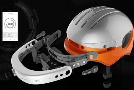 intelligent helmet with action camera